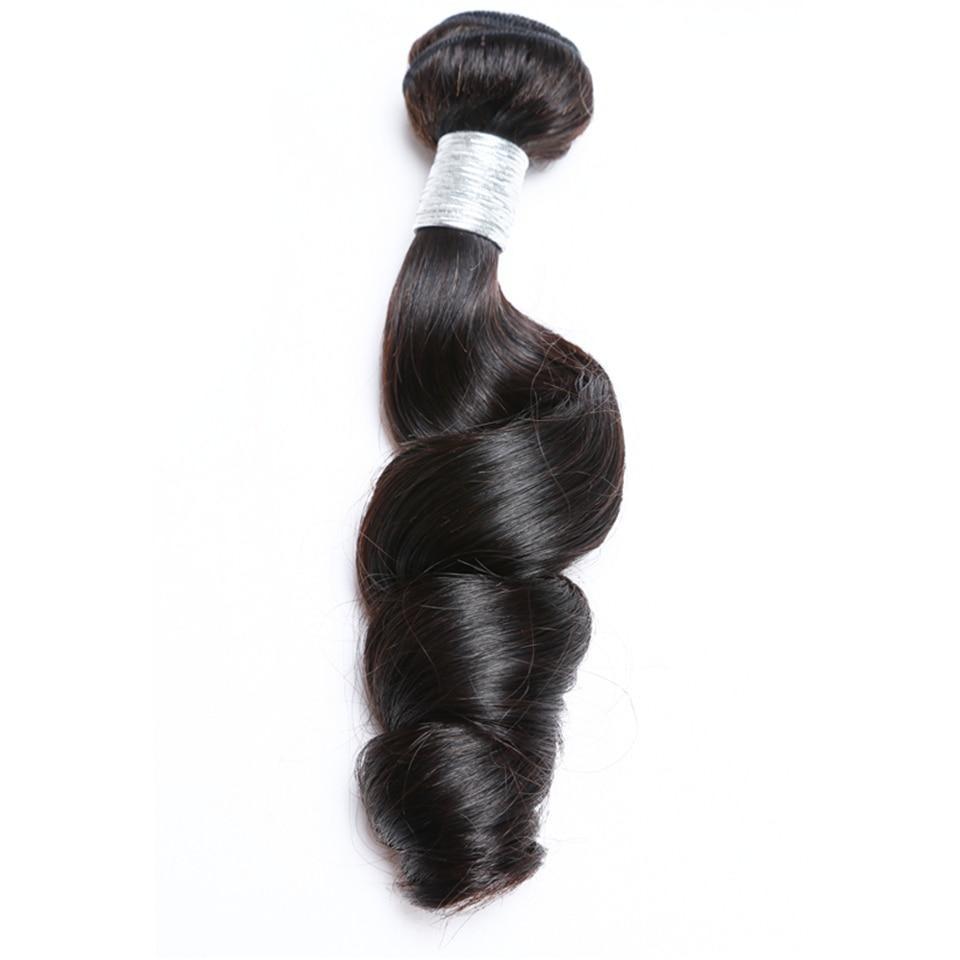 10A Grade 3/4 Loose Wave bundles with 13x4 Frontal
