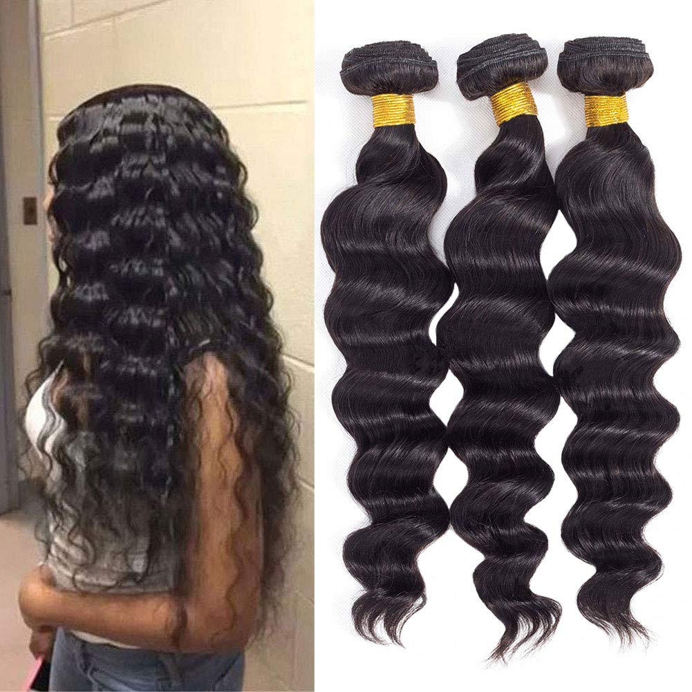 10A Grade 3/4 Bundles Loose Body Wave Brazilian Human Hair