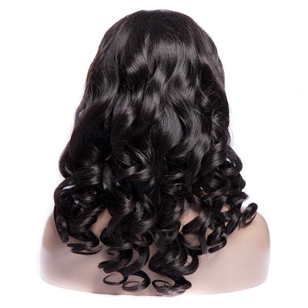 13x4 HD Transparent Lace Front Loose Wave Human Hair Wigs 200% Density