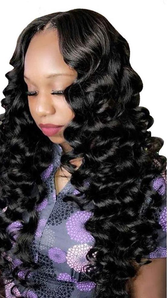 10A Grade 3/4 Loose Wave Bundles Peruvian Human Hair Extensions