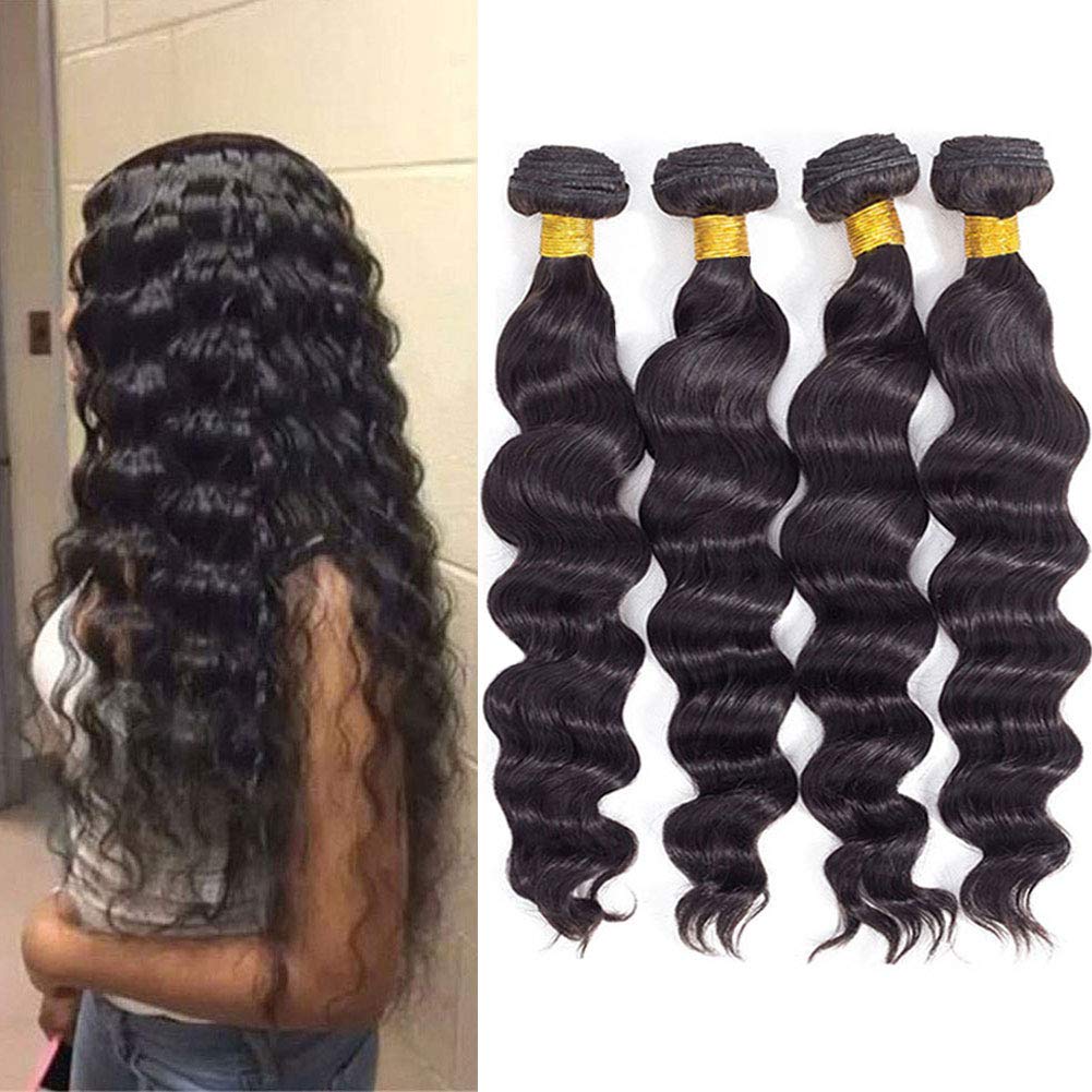 10A Grade 3/4 Loose Body Wave bundles with 4x4 Closures &13x4 Frontal