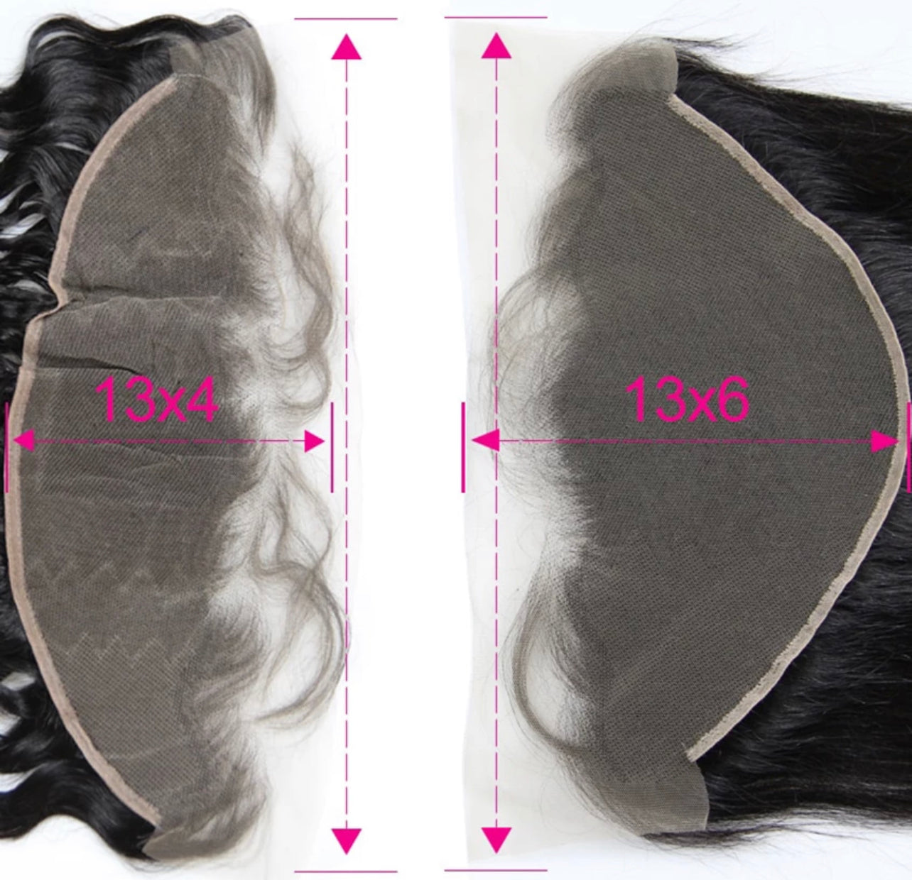 13X6 HD Body Wave Transparent Frontal Closure