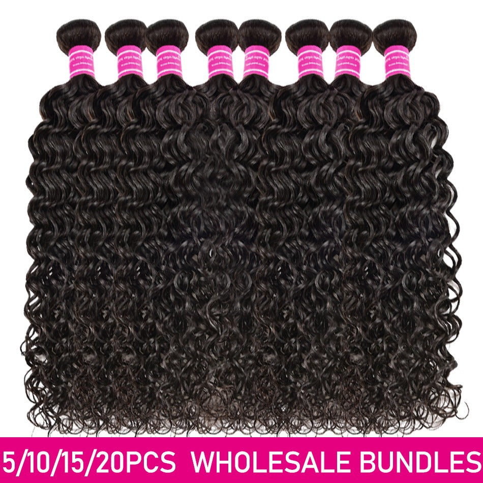 Wholesale Brazilian Water Wave 10A Grade Human Hair